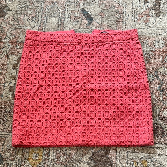 J. Crew Dresses & Skirts - Elegant Pink Lace Skirt